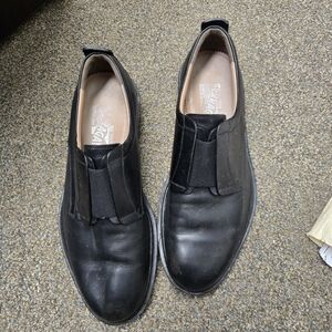 Black Leather Men's Shoes